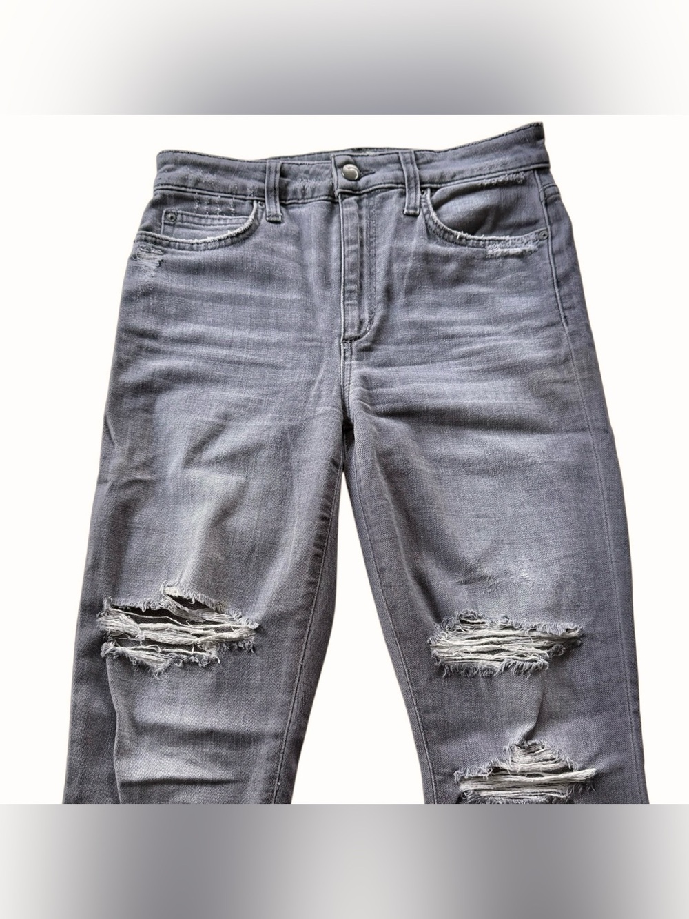 JOE’S JEANS Charlie High Rise Skinny Ankle Distressed Sz 27 Waist 28” Denim Jean - Picture 16 of 16